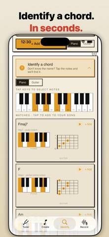 Songwriter's Calculator Captura de pantalla de la aplicación