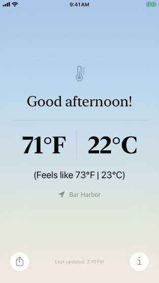 40 Below App-Screenshot