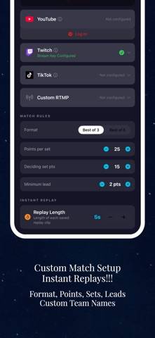 SpikeLive App screenshot