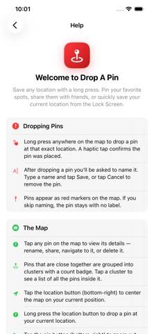 Drop-A-Pin App screenshot