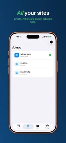 Servit: Local Web Server App skärmdump