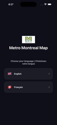 Metro Montreal Map App screenshot