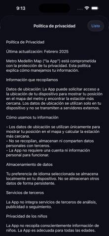 Metro Medellin Map