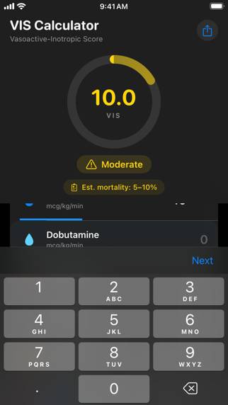 VISPro App screenshot