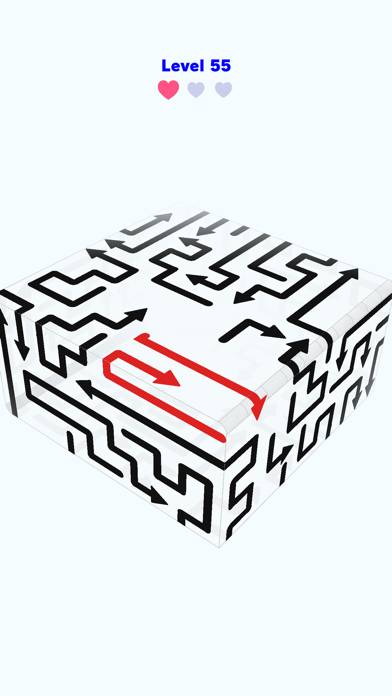 Arrow Cube Escape skärmdump av spelet