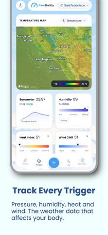 BaroBuddy: Barometric Pressure App screenshot