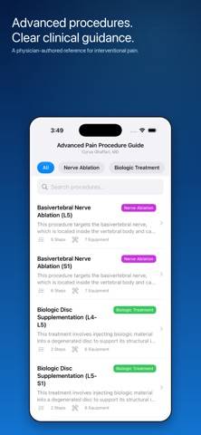 Advanced Pain Procedure Guide