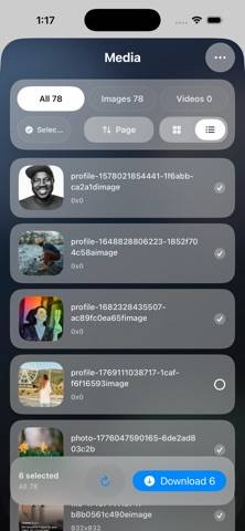 SourceExtract Captura de pantalla de la aplicación