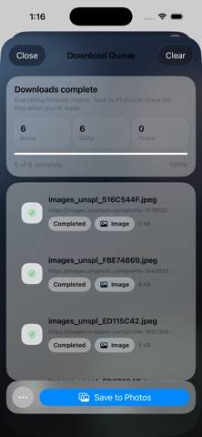 SourceExtract Captura de pantalla de la aplicación