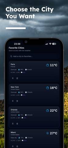 Radar Storm Weather Forecast App screenshot