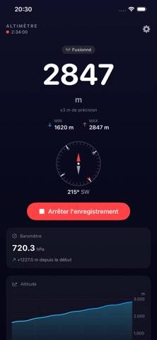 Altimètre Pro : GPS, Baromètre