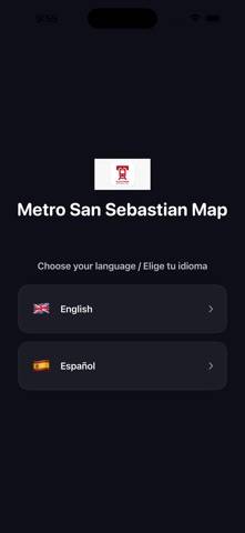 Metro San Sebastian Map Captura de pantalla de la aplicación