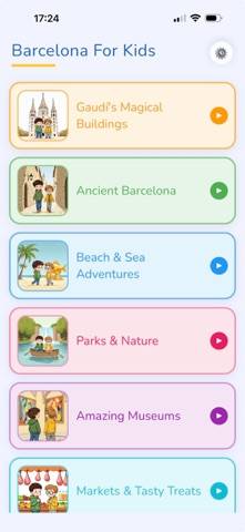 Barcellona Per Bambini immagine dello schermo