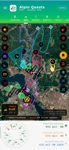 Alpine Quest PRO immagine dello schermo