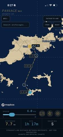 Passage Nav: Sailing & Boating App screenshot
