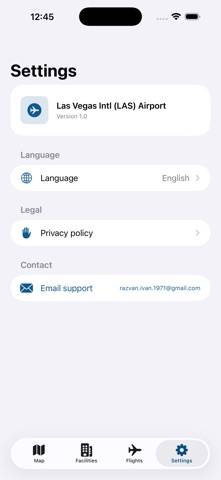 Las Vegas Intl LAS Airport App screenshot