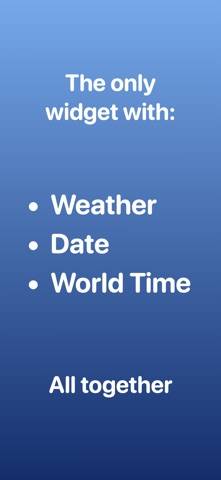 Weather Time Widget