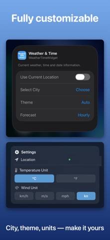 Weather Time Widget App-Screenshot