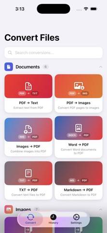 PDF Word Image File Converter captura de pantalla