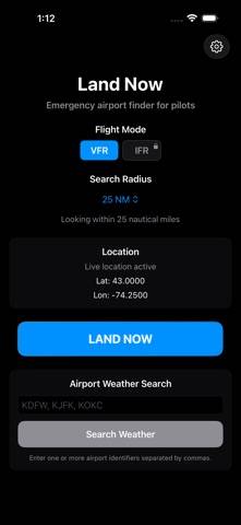 Land Now App screenshot