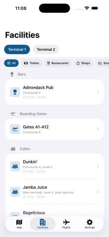 Syracuse SYR Airport App screenshot