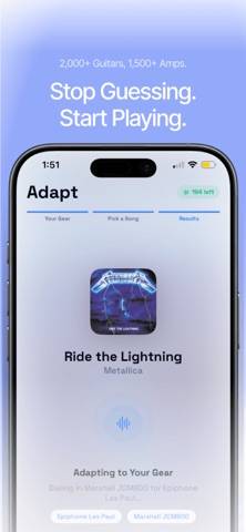 ToneAdapt Schermata dell'app