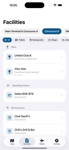 Washington IAD Airport App screenshot
