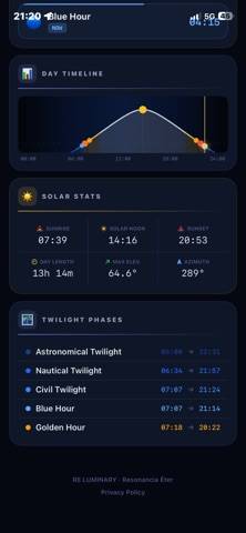 RE LUMINARY App screenshot
