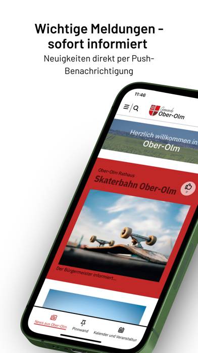 Ober-Olm App-Screenshot