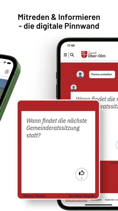 Ober-Olm App-Screenshot