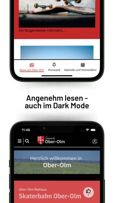 Ober-Olm App-Screenshot