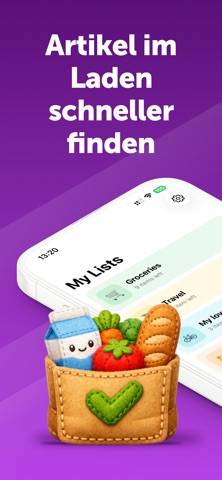 ListiQ – Einkaufszettel App App-Screenshot