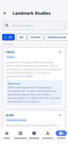 Pocket Nephrology App-Screenshot