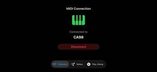 MidiFlow Piano Captura de pantalla de la aplicación
