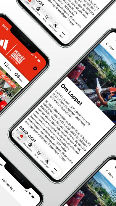 Adidas Premiärhalvan App skärmdump