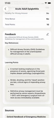 Emergency Clinical Case App screenshot