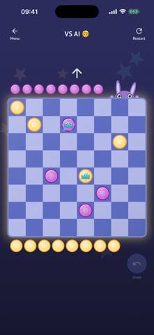 Kids Checkers No Ads game screenshot