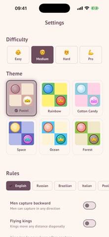 Kids Checkers No Ads game screenshot