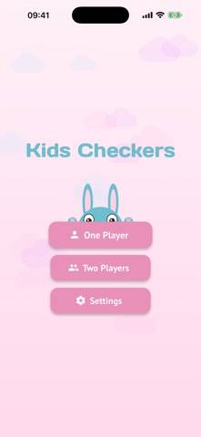 Kids Checkers No Ads game screenshot