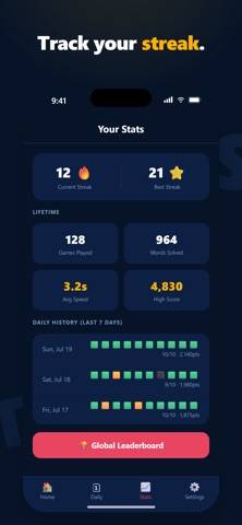 PredictaWord: Word Puzzle game screenshot