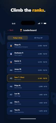PredictaWord: Word Puzzle game screenshot