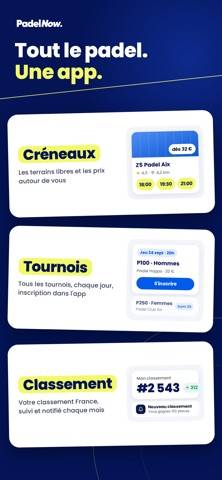 Padel Now: Calendrier, Tournoi capture d'écran