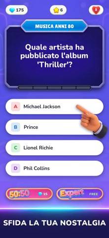 Flashback Trivia immagine dello schermo