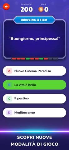 Flashback Trivia schermata del gioco