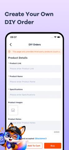 UIDBuy Captura de pantalla de la aplicación