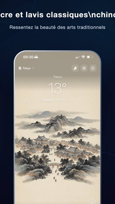 ClimeArt : Art météo IA Capture d'écran de l'application