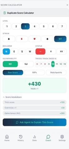 Bridge Score Pro screenshot