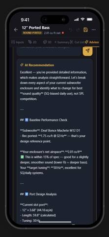 Subwoofer Box Pro Schermata dell'app