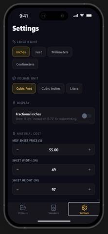 Subwoofer Box Pro Schermata dell'app