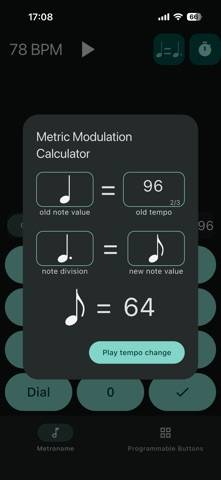 Programmable Metronome App screenshot
